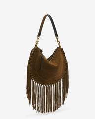 OSKAN SOFT ZIP BAG FRINGES