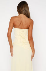 Bye Girl Strapless Bustier Butter