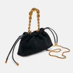 CLEO CROSSBODY BLACK SUEDE