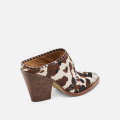 JOLYN HEELS COCOA TAURUS CALF HAIR