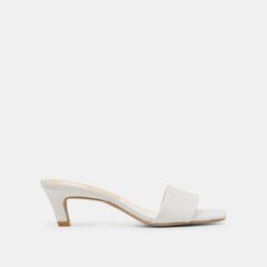 REXA HEELS TRUE WHITE LEATHER