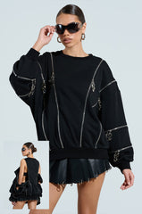 UNZIP ME SWEATSHIRT