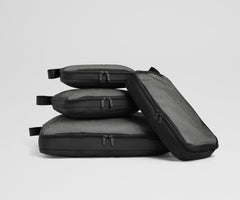 Compression Packing Cubes in Jet Black