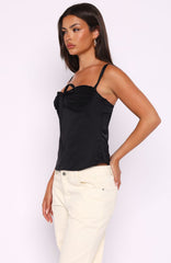 Blushing Belle Top Black