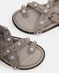 LINEAR GREY SUEDE