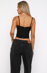 Lost In Paris Bustier Black