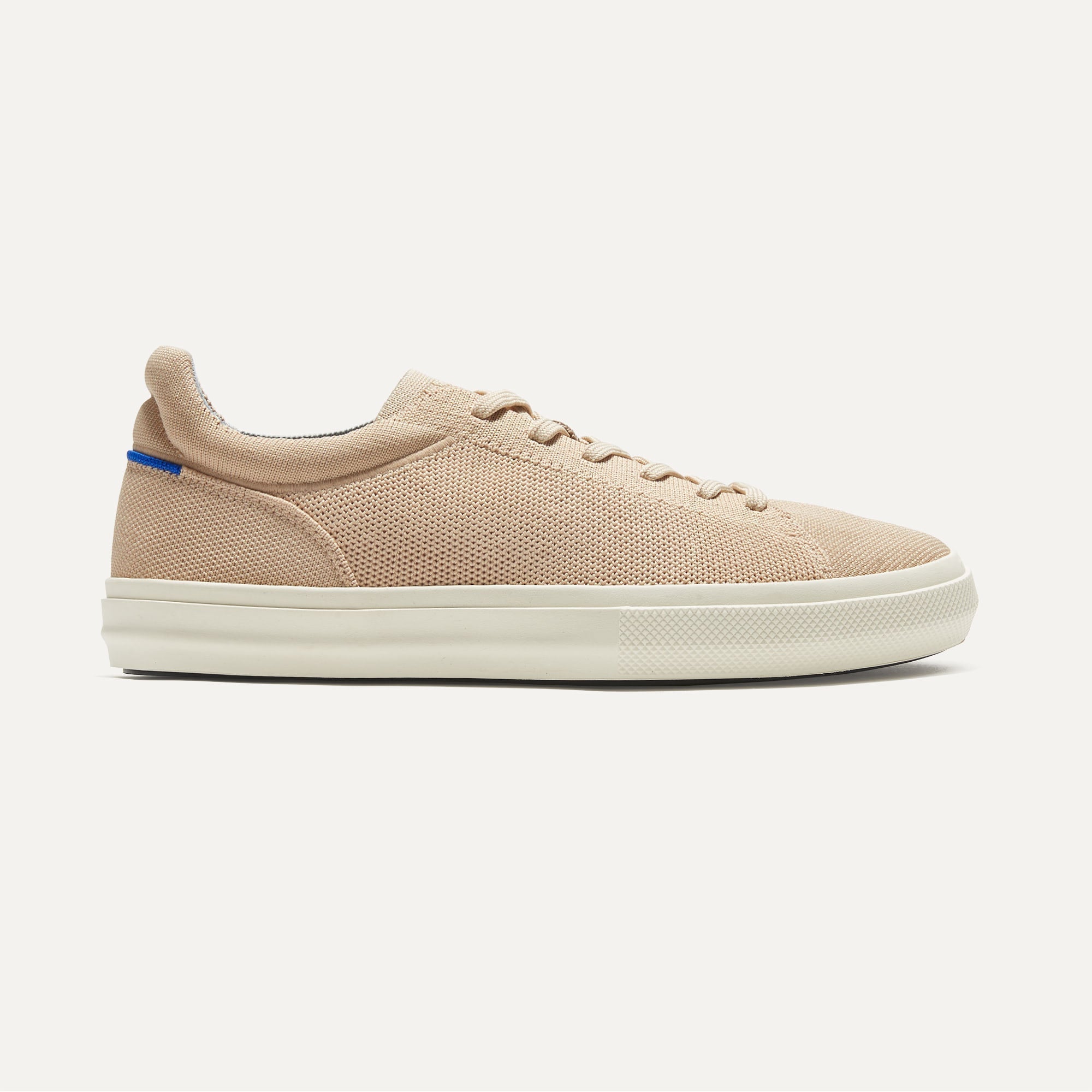 The RS02 Sneaker in Wheat shown from the side.