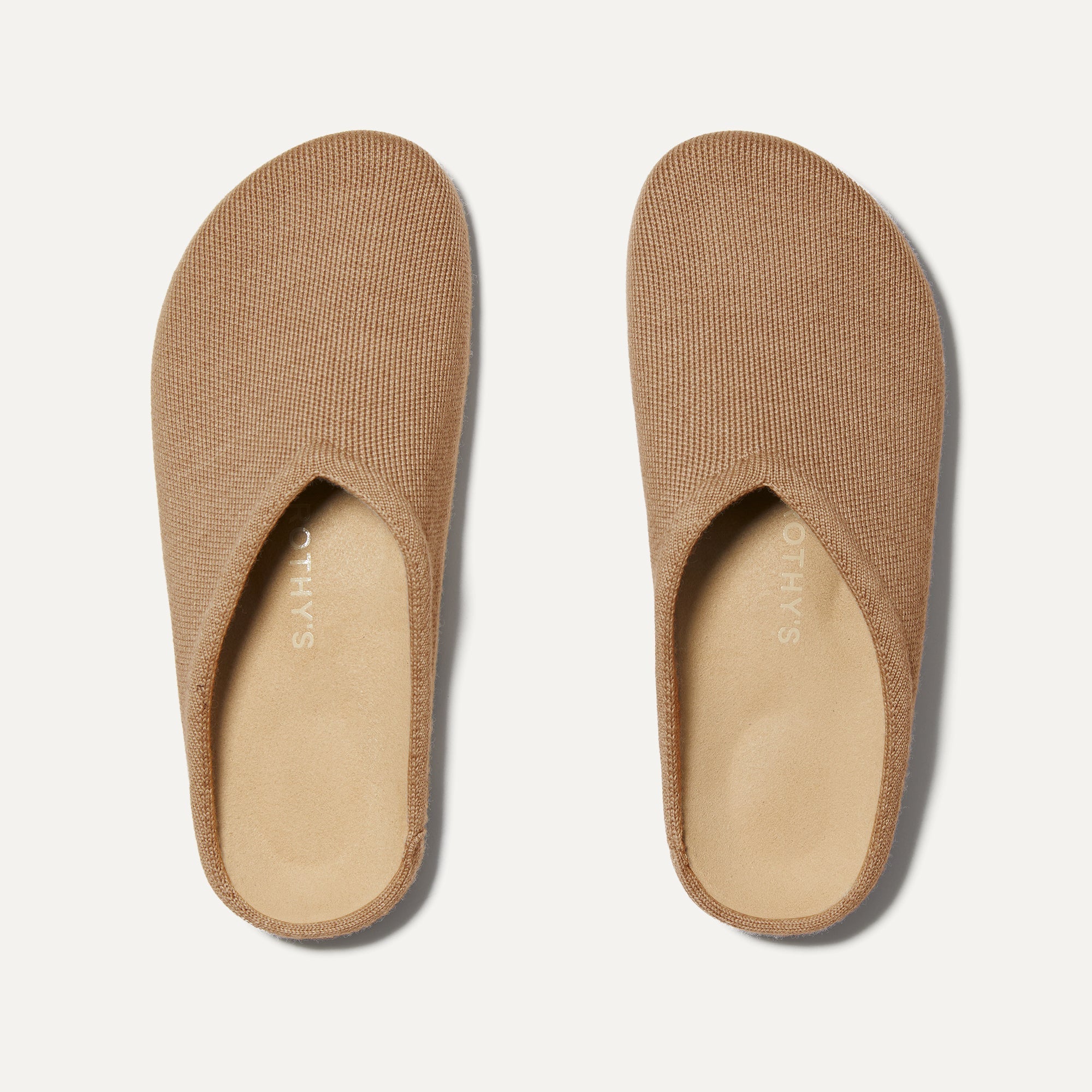 The Casual Clog in Butternut shown from the top.