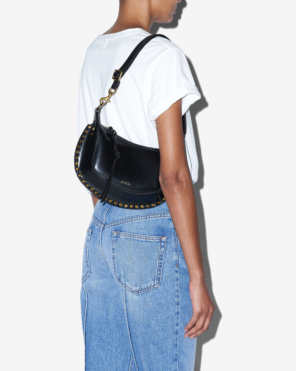 Oskan Moon Bag in Leather