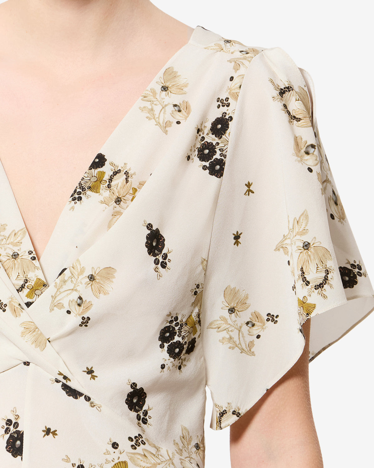 Faljane silk top