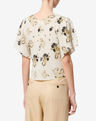 Faljane silk top
