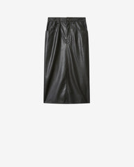 NILAURIA FAUX-LEATHER SKIRT