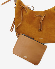 Bolton Hobo Bag in Suede Leather