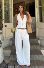 Further Away Pants White