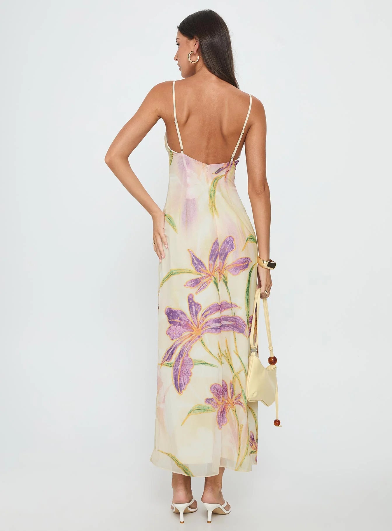 Isakaia Beaded Maxi Dress Floral / Multi