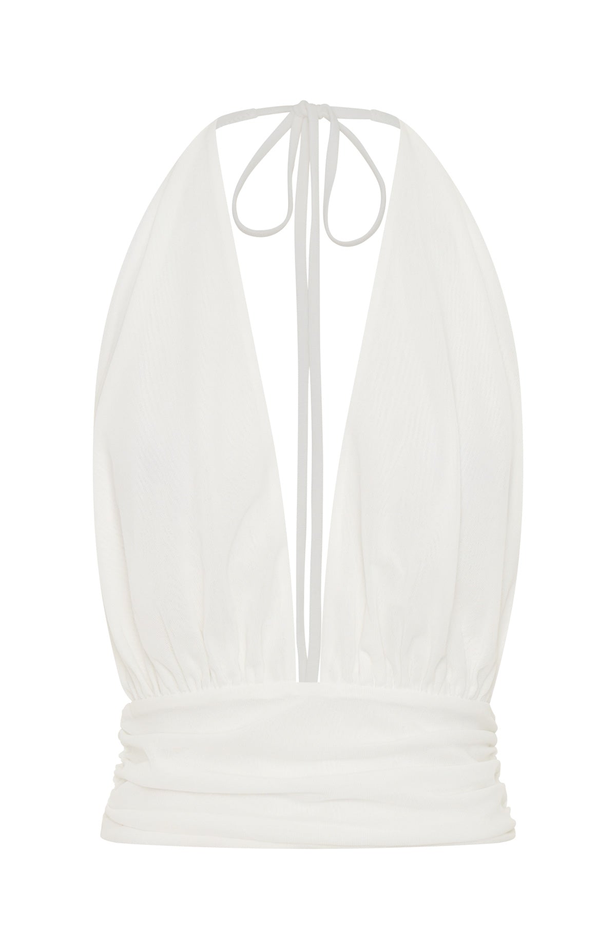 Dolce Dreams Halter Top Off White