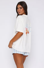 Fresh Only Pyjama Oversized Tee White