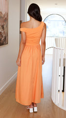 Immy Midi Dress - Melon