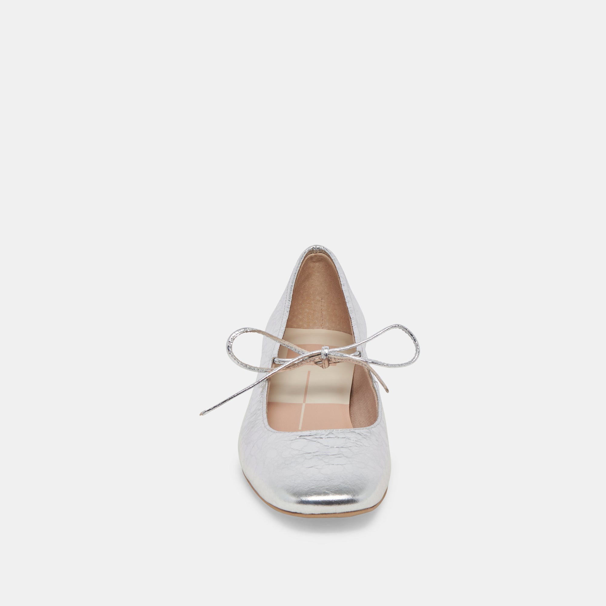 ARDIEN HEELS SILVER CRINKLE PATENT