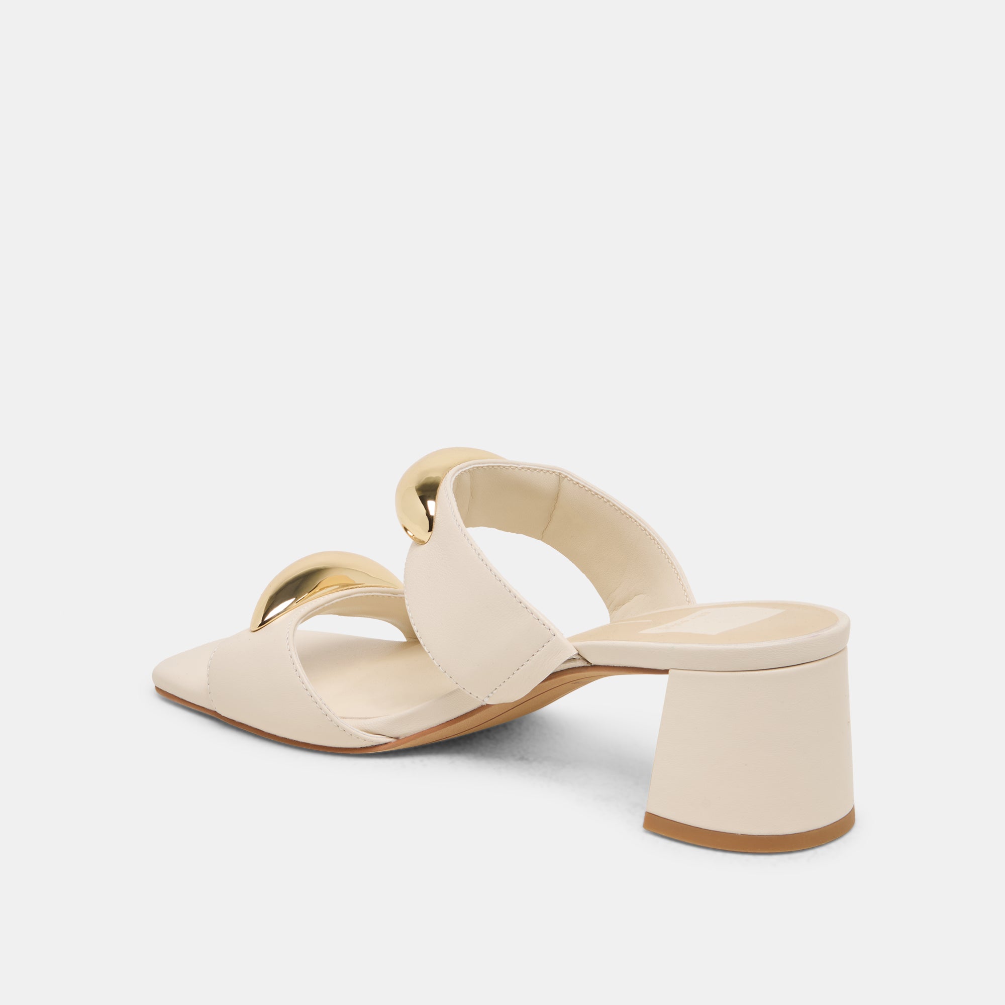 BARNET HEELS BONE LEATHER