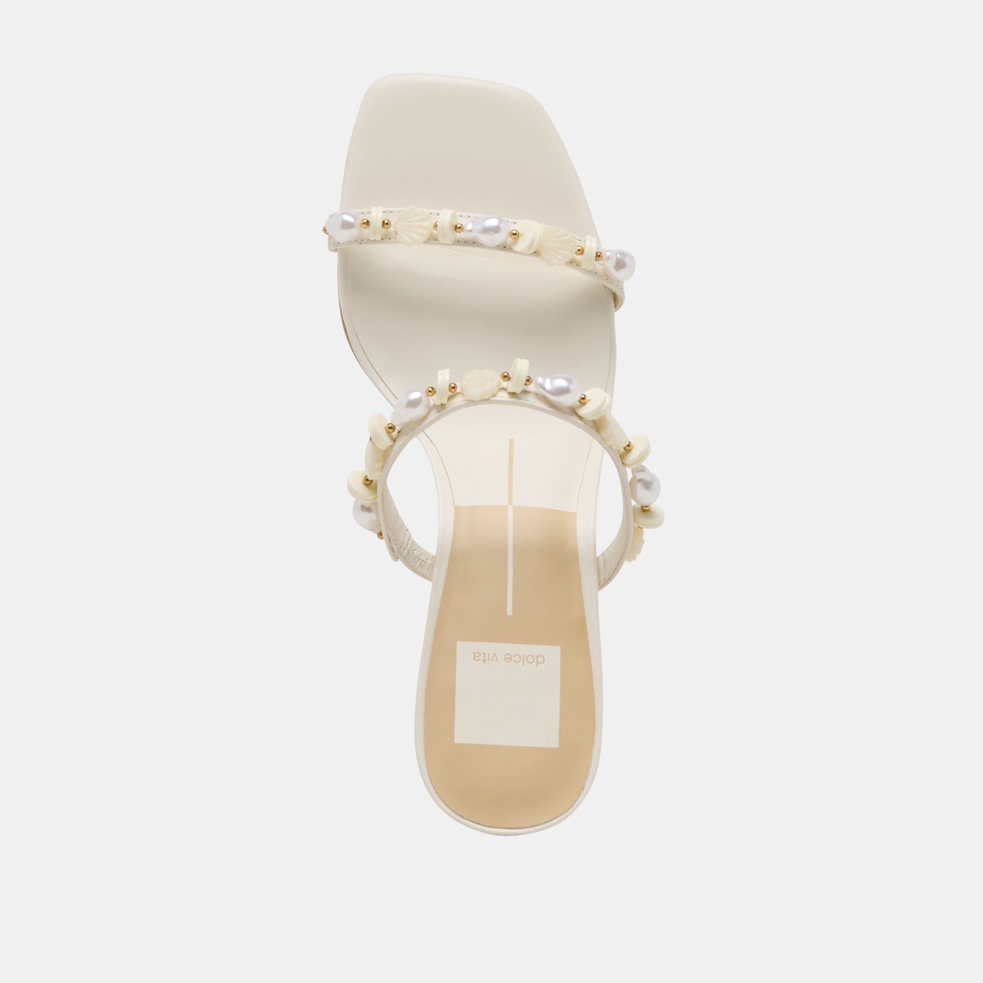 GRASON HEELS WHITE LEATHER
