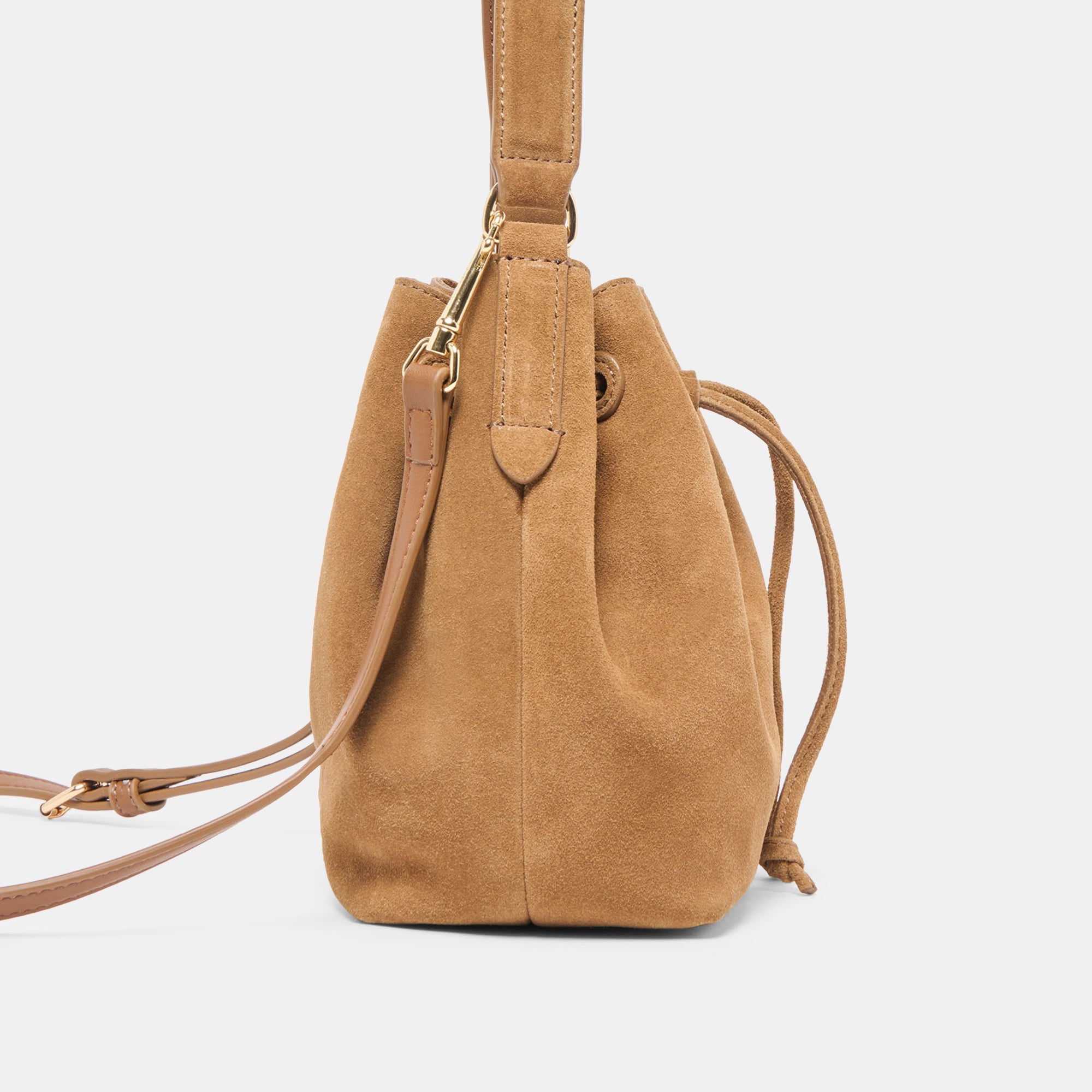 AMARU CROSSBODY BROWN SUEDE