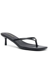 Hamptons Thong Heels Black