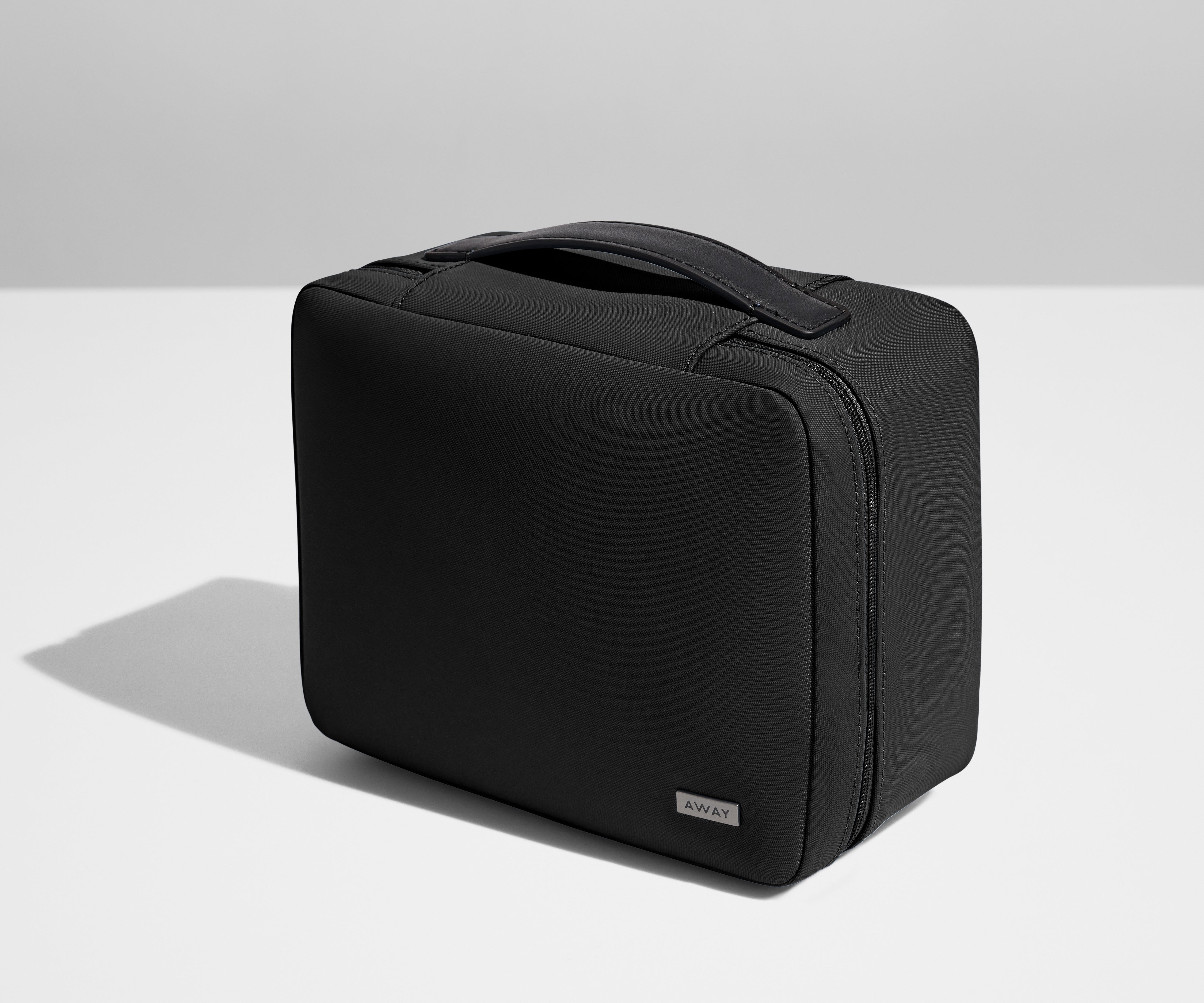 The Cosmetics Bag in Jet Black