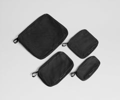 Compression Packing Cubes in Jet Black