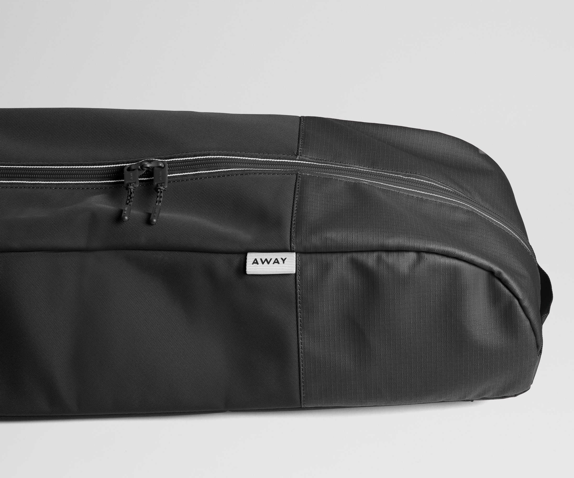 Roll-Top Ski Bag in Jet Black
