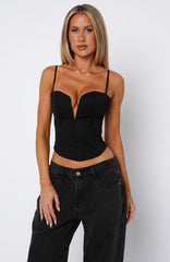 Love Is All Around Bustier Black