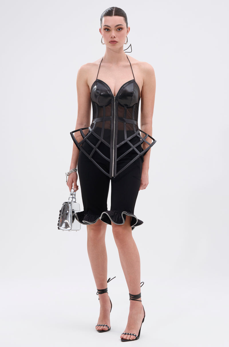 ALL THE DRAMA CUT OUT CORSET