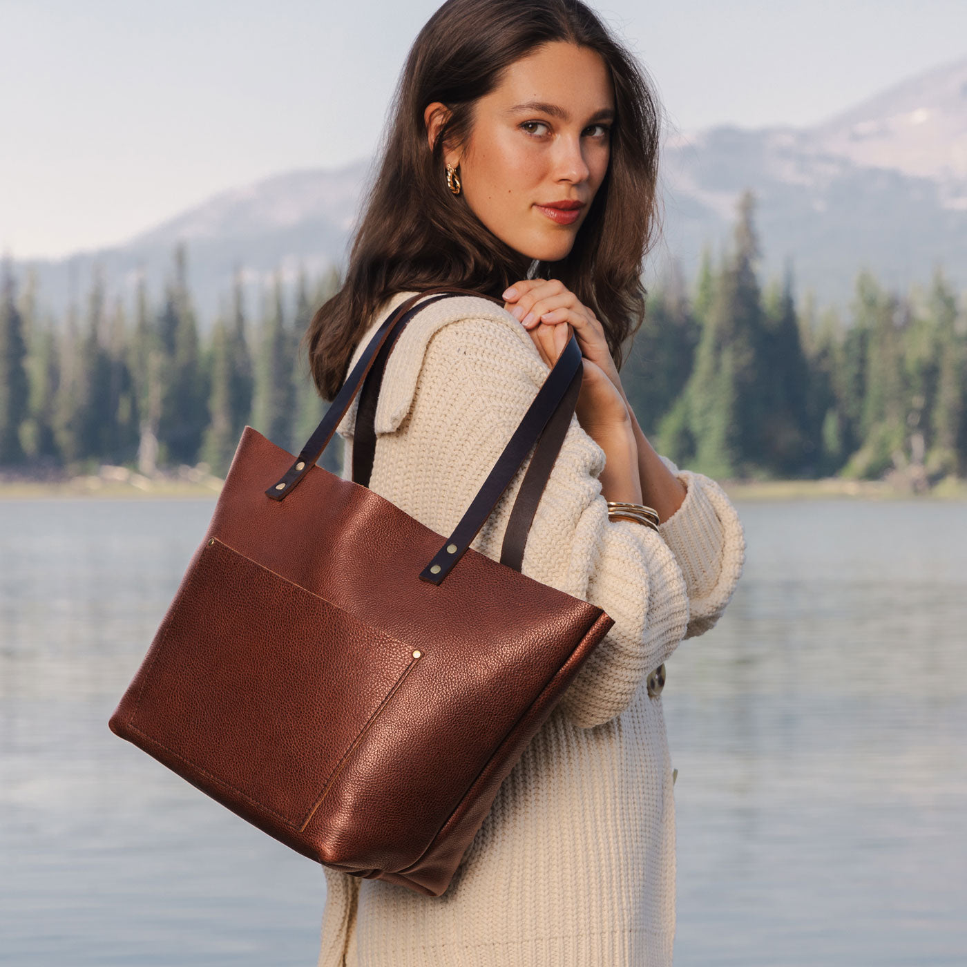 Leather Tote Bag