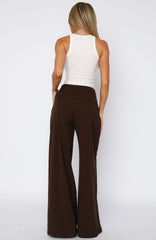 It's Now Or Never Pants Chocolate