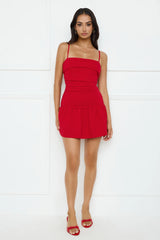 French Girl Standard Mini Dress Red