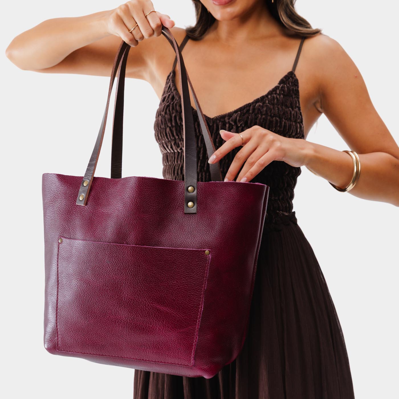 Leather Tote Bag