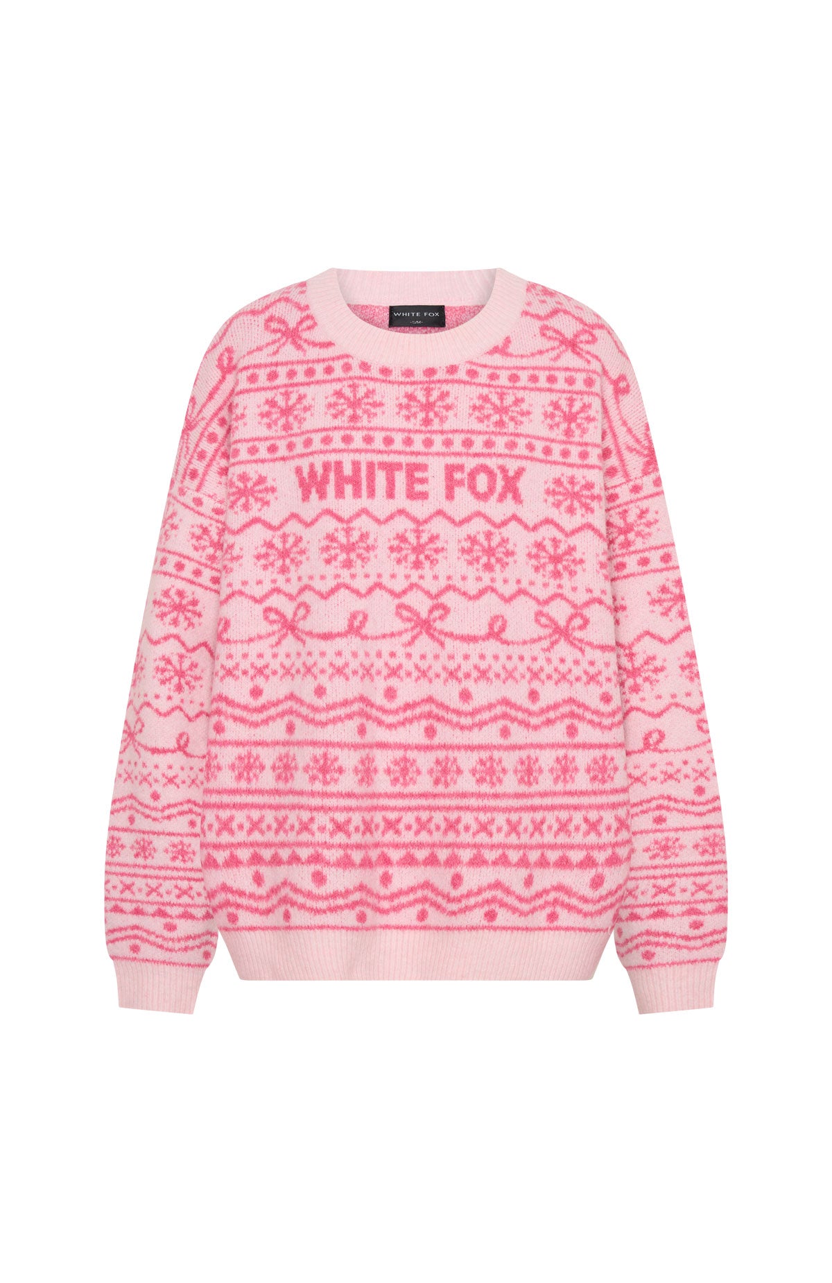 Arctic Fire Knit Sweater Baby Pink