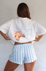 Fresh Only Pyjama Oversized Tee White