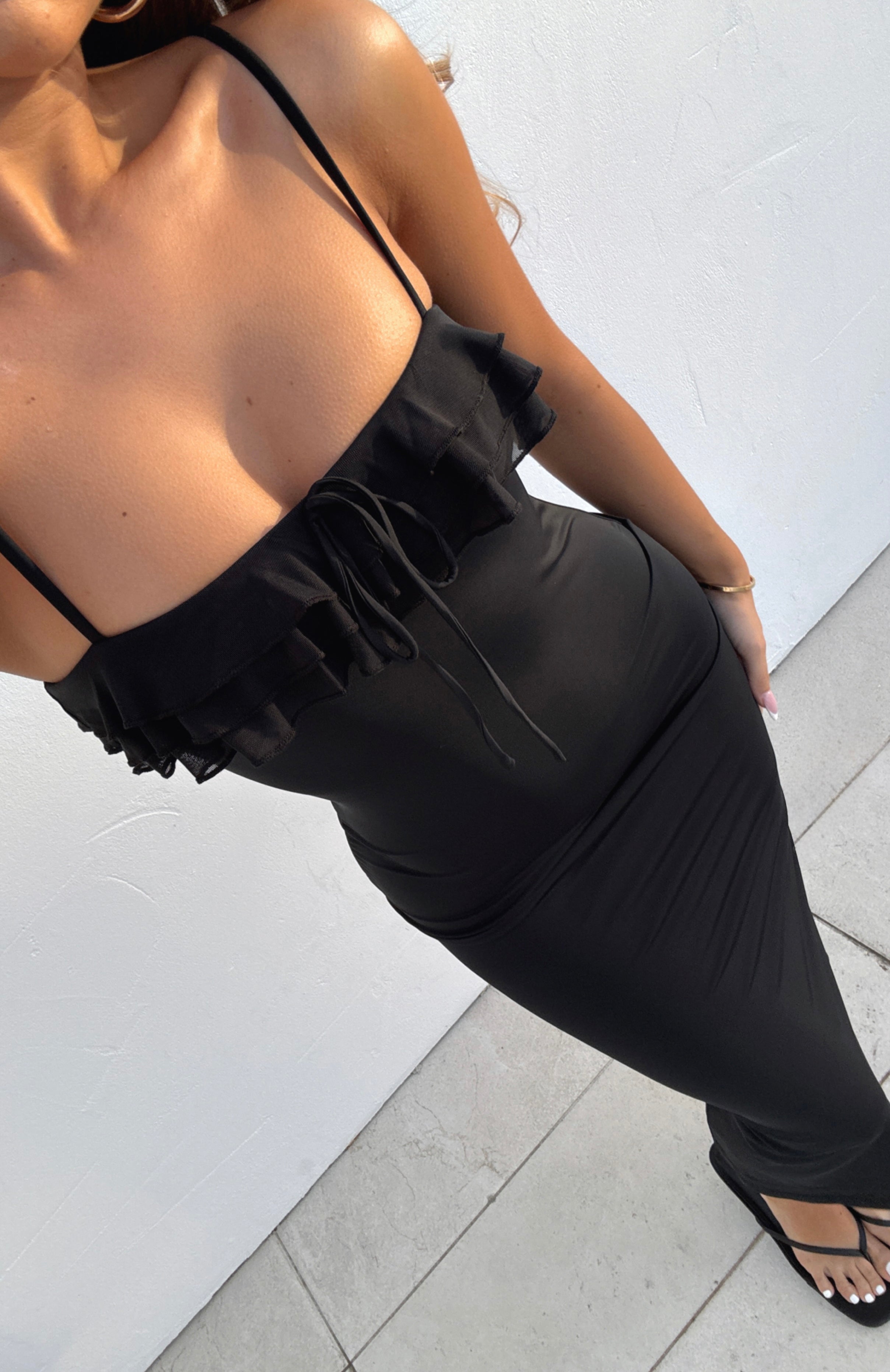 I'm Your Favourite Midi Dress Black