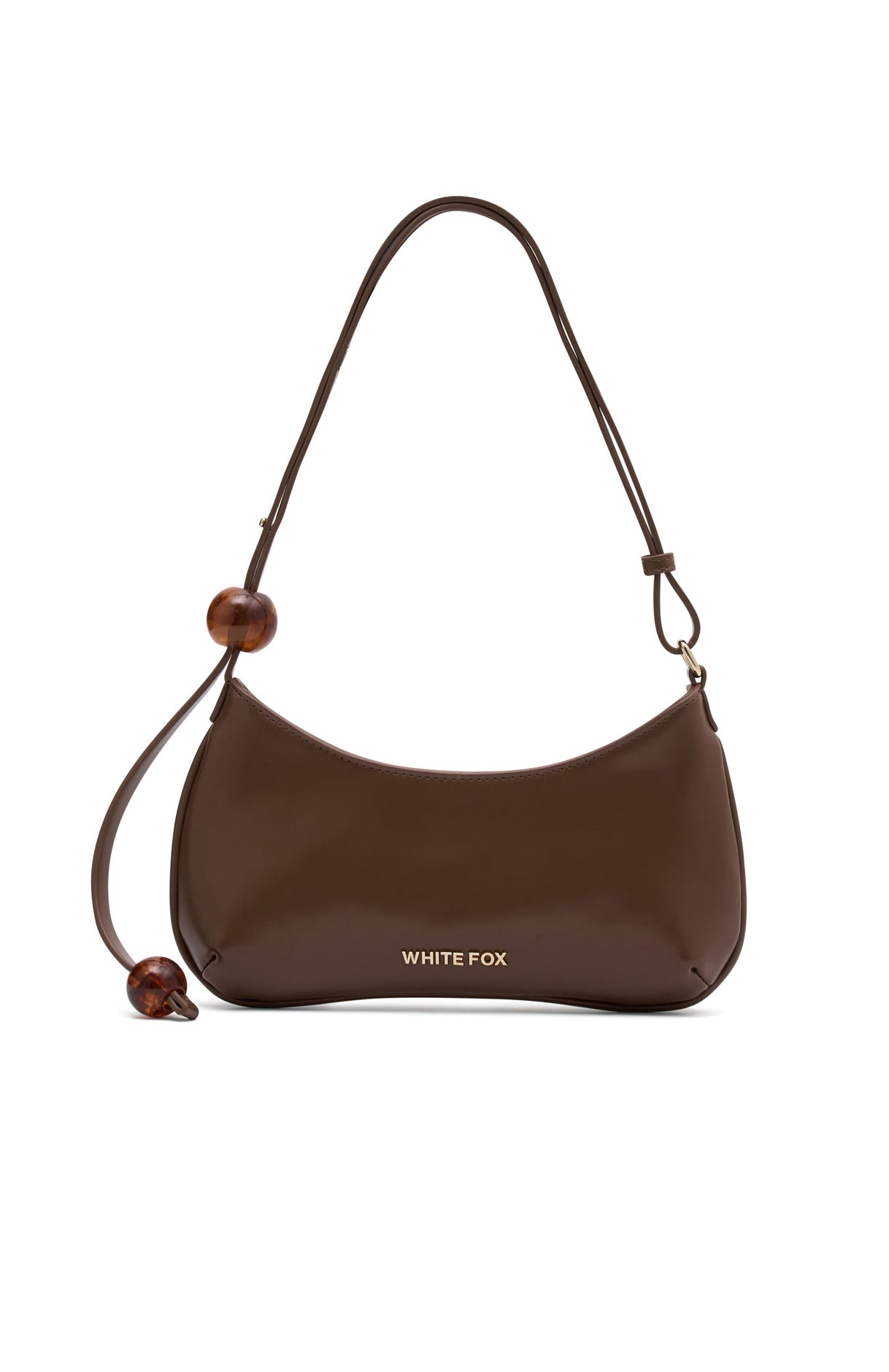 Lotus Shoulder Bag Chocolate PU